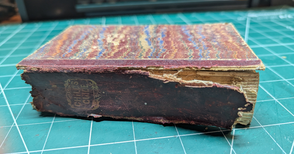 Book Restoration: Part 1