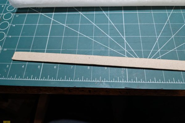 The 1.5cm wide guide for cutting the Kozo paper.