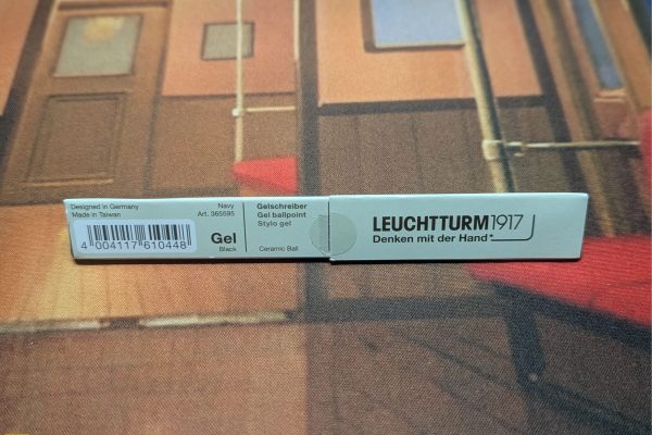 Leuchtturm1917 Drehgriffel gel pen's packaging.
