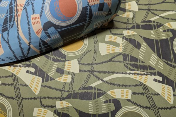 The patterned paper chosen.