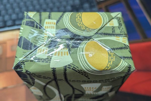 Extra tape to stop the paper from catching.