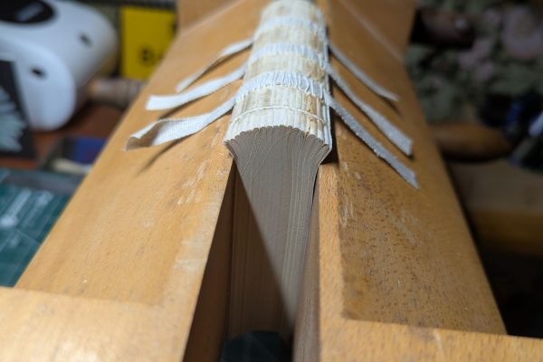 Creating the shoulders for the cover.