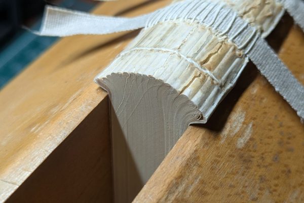 Creating the shoulders for the cover.