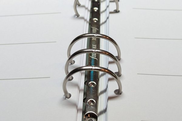 Nice big ring binder.