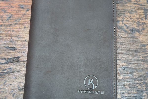Leather journal cover.