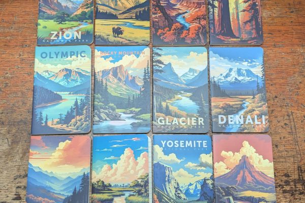 A6 journals National Park theme covers.