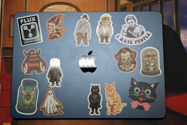 Some stickers collected from Temu.