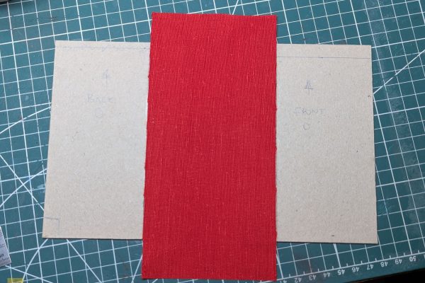 Adding the cloth for the spine.